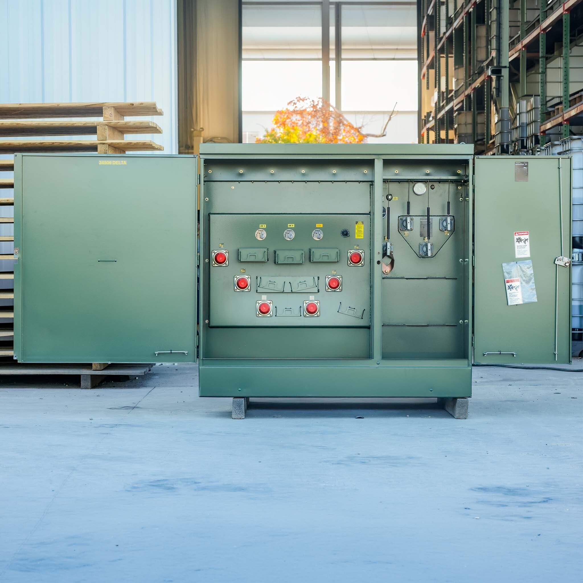 3750 kVA Maddox padmount transformer interior