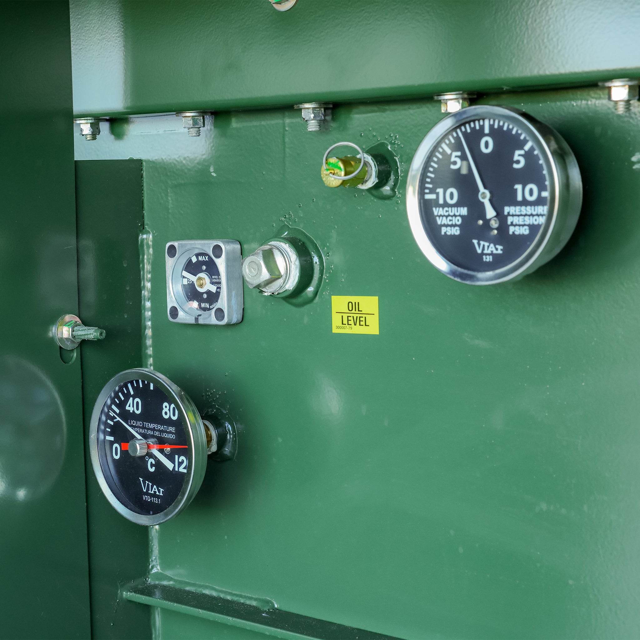 Padmount Gauges on a 500 kVA Maddox Padmount Transformer
