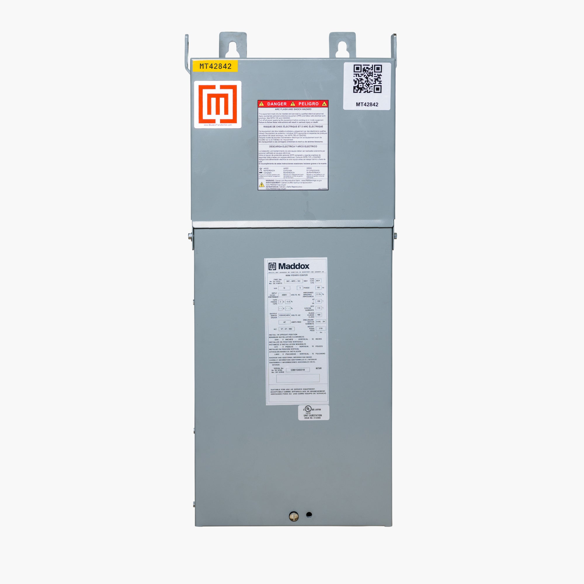 1-Phase Mini Power Center 480v - 120/240
