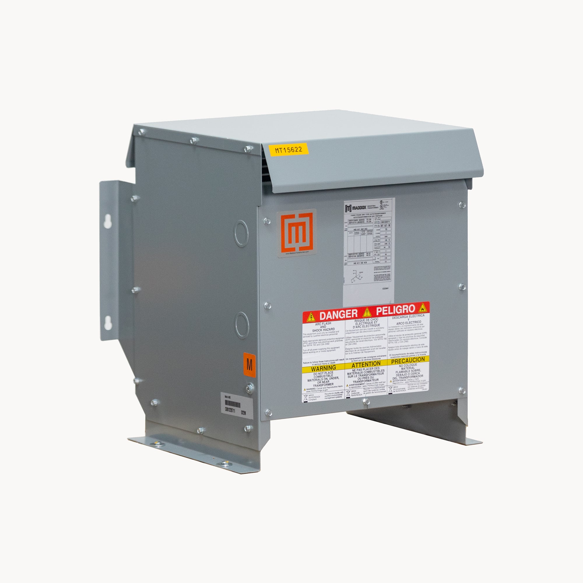 3-Phase Autotransformer 600-480-400-240-208v