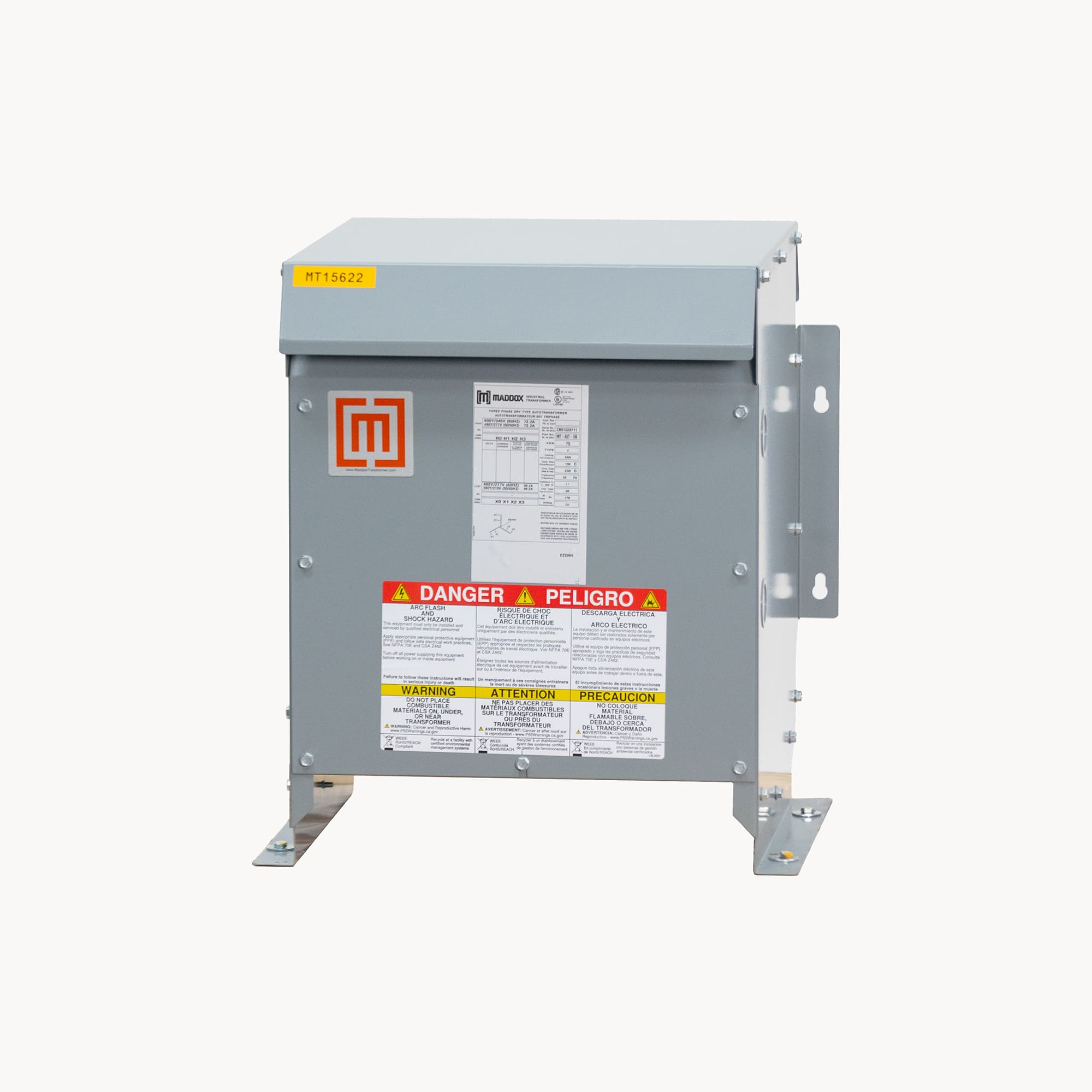 3-Phase Autotransformer 600-480v or 480-380v