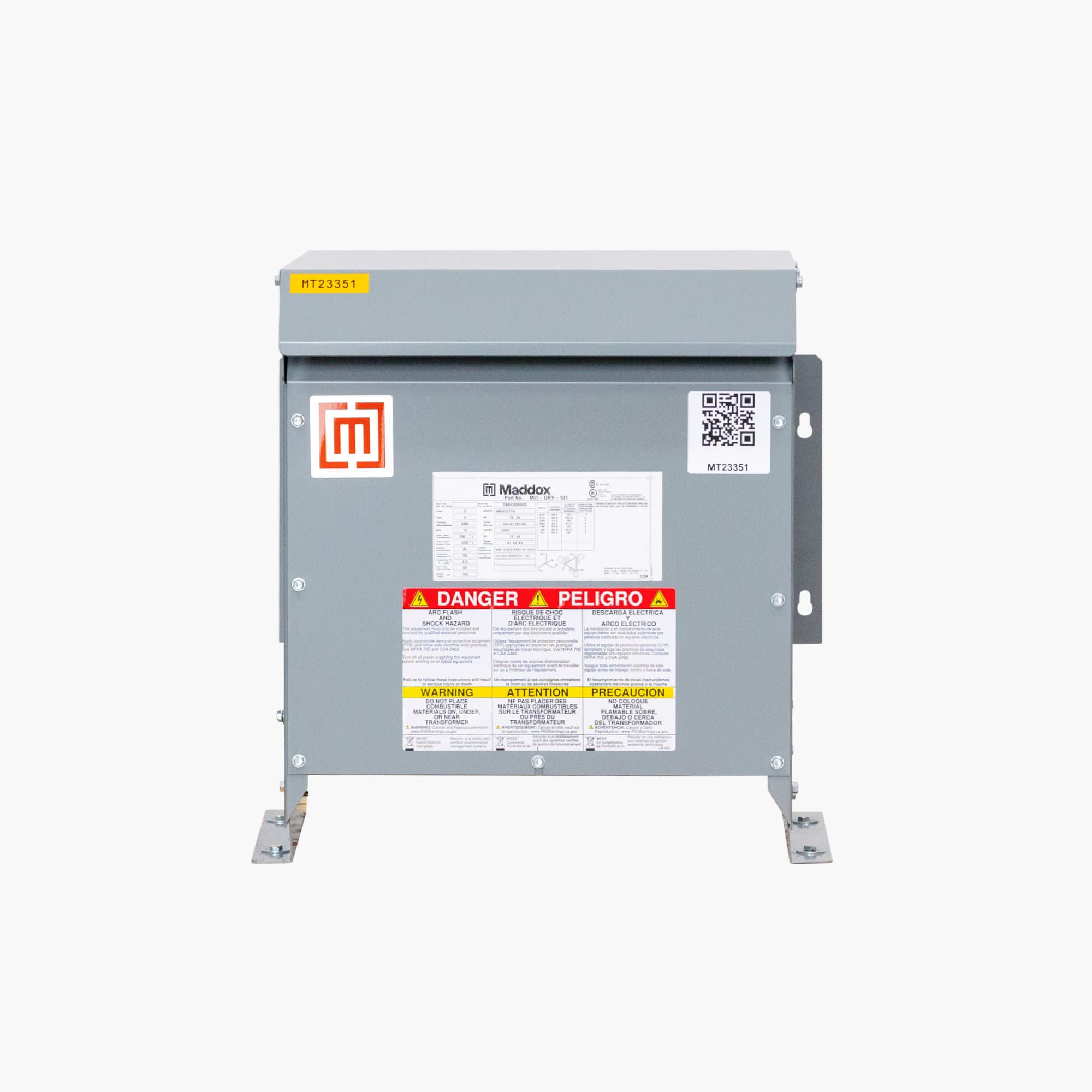 3-phase dry type transformer