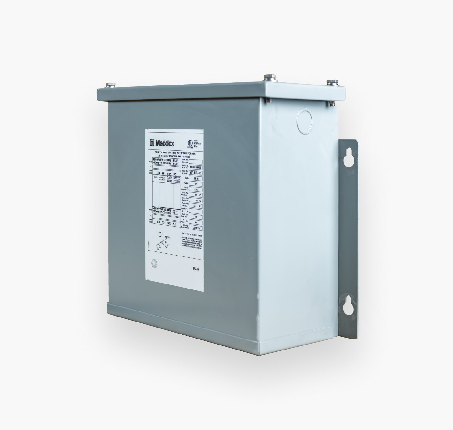 3-Phase Autotransformer 600-480-400-240-208v