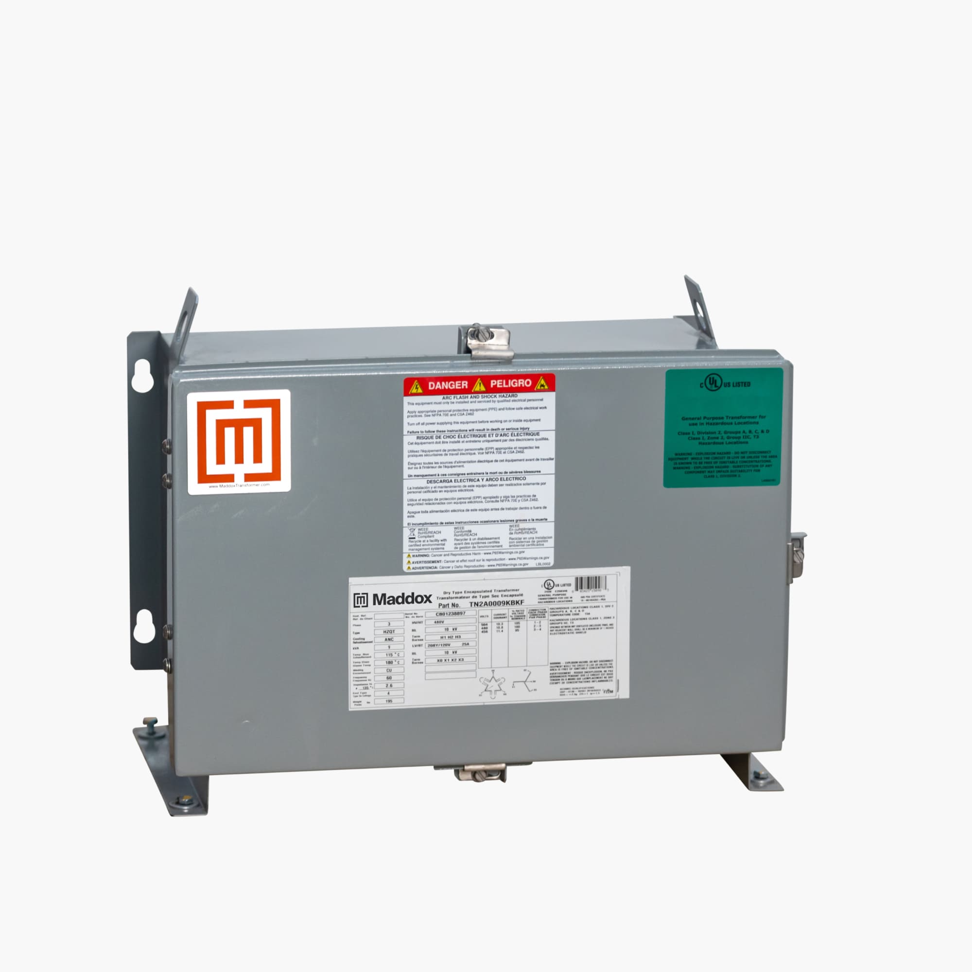 1-phase encapsulated transformer